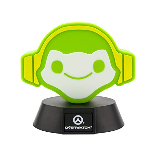 Overwatch Paladone Icon Light | Lampada da Collezione Lucio | Ideale per camere da Letto dei Bambini, Ufficio e casa | Pop Culture Gaming Merchandise, Verde - Immagine 1