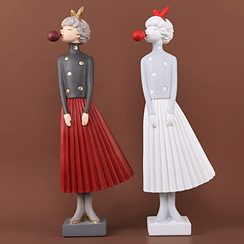 Figure d'art ornement maison salon bureau moderne résine