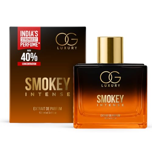 OG Luxury India’s First Strongest Smokey Intense Extrait De Perfume for Man| Blends Rich Notes of Whiskey & Sandalwood | Long-Lasting Smokey Perfumes for Men | For Special Occasions & Gifting | Perfume | 100ML