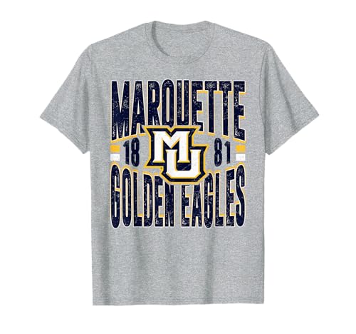Marquette Golden Eagles Vintage 90's Retro Gray T-Shirt