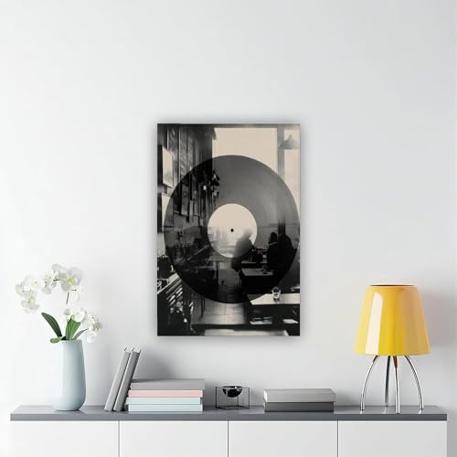 Poster vinyle café double exposition pour transformer un mur de bureau vide