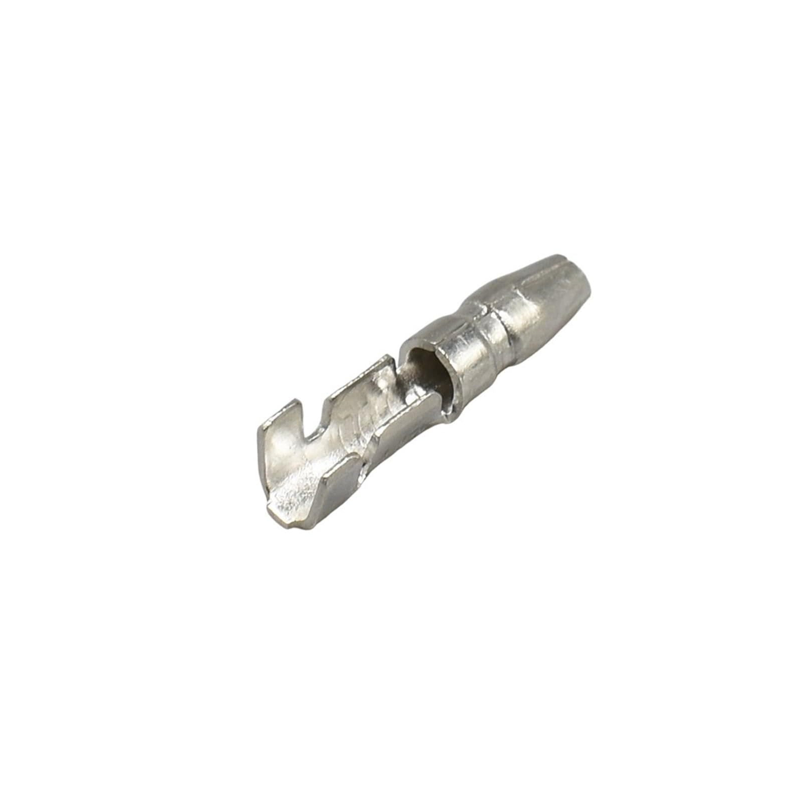 Terminal de conector de cable eléctrico for coche, terminales de Pin de 4mm de diámetro y funda de goma en estaño o latón, 100-1000 Uds.(Male Tin Plated,1000Pcs)