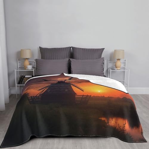 Couverture polaire flanelle décorative idée cadeau maison 203x152 cm - 4