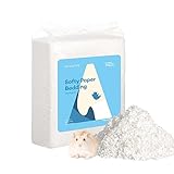 BUCATSTATE Small Pet Bedding Natural 1.4KG/3.1LBS with Odor Control, Dust-Free Fluffy White Nesting Hamster Bedding Moisture Absorbent for Guinea Pigs, Rabbits, Gerbils, and Chinchillas