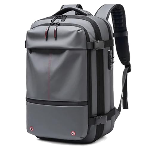 Vacpack Go Travel Vacuum Backpack, Vacpack Travel Anti Theft Compression Backpack (Grey)
