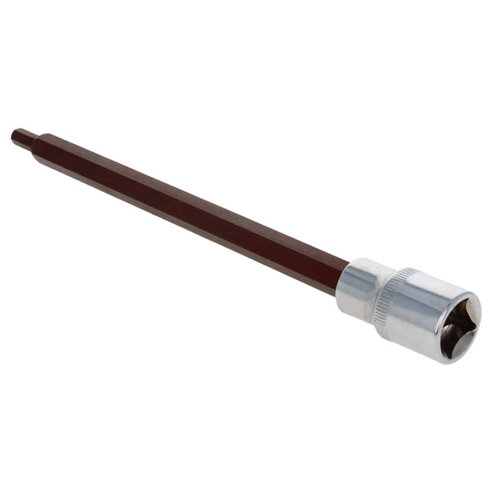 Utoolmart Shank Diameter 1/2" Drive x 6mm Hex Bit Socket, 200mm Lengthen Metric, S2 Alloy Steel 1pcs