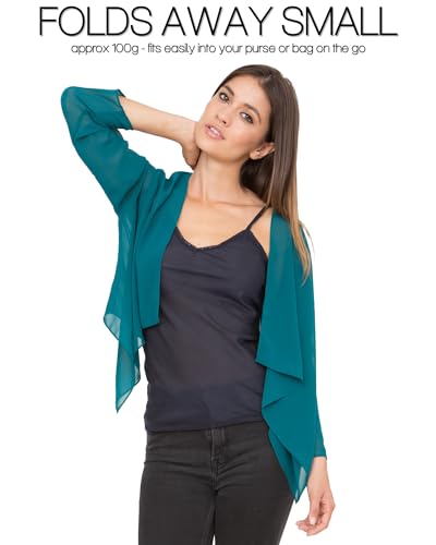 likemary Bolero Shrugs for Women - Bolero Jackets & Shrug Cardigans for Dresses - Elegant Sheer Cover Ups for Day & Evening3