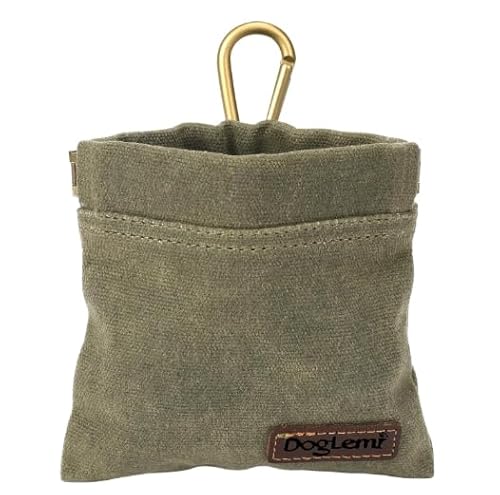 Dog Treat Bags Training Pouch Portable Puppy Dog Training Treat Pouch Auto Closing Pet Snack Reward Pocket Dog Food Dispenser Treat Pouches for Pet Training Travel or Outdoor Use