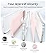 AOTESIER Magnetic for iPhone 13 Case, [Compatible with MagSafe][Military Shockproof Protection] Food Grade Silicone Case with Soft Anti-Scratch Microfiber Lining, 6.1 inch, Chalk Pink