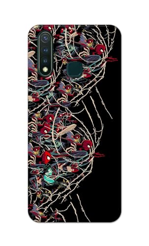 Image of PRINTFIDAA Printed Hard Back Cover Case for Vivo Y19 | Vivo U3 Back Cover (Famous Cartoon Character) -112
