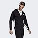 adidas Men's Must Haves 3-Stripes Full-Zip Hoodie Black/White Large