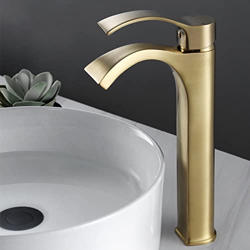 Mitigeur de lavabo de Salle de Bain cascade à levier unique pour éviter les éclaboussures