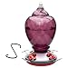 Best Home Products Hummingbird Feeder, Glass, 28 ounces, Almond Breeze