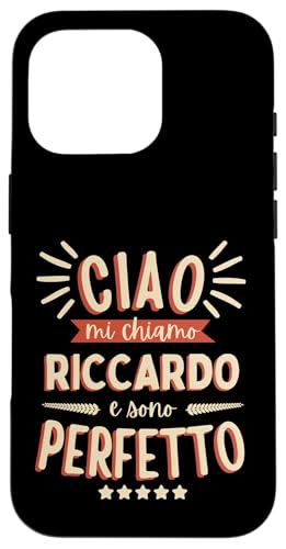 Riccardo Idea Regalo Personalizzata Nome Divertente �X�}�z�P�[�X iPhone 16 Pro �p