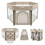 MATÉRIAU RESPIRANT : Les parois en filet assurent une circulation d’air optimale tout en permettant un contact visuel permanent avec l’enfant.