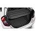 Cargo Cover Compatible With 2015-2019 Honda Fit, Tazz Style Unpainted Black PU Rear Tonneau Security Cover Non Retractable by IKON MOTORSPORTS, 2015 2016 2017