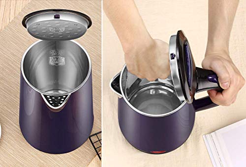 Tetera eléctrica de acero inoxidable con apagado automático miniatura 3