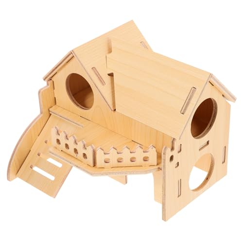 HOLIDYOYO Hamster Delicate Hideout for Small Animals Charming Sleeping Retreat for Hamsters Cage Accessory for Fun and Exploration for Pet Comfort