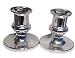 12 Silver Plastic Acrylic Candle Holders for Taper Candles