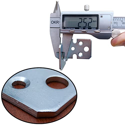 Yapikan 4Pcs Black Heavy Duty Furniture Kitchen Bathroom Bookshelf Cabinet Hanger Bracket 34X40X40Mm, Decorative Plastic Cover Shelf Corner Brace, Wall Mounting L Metal Support, Hardware Included #TOP7