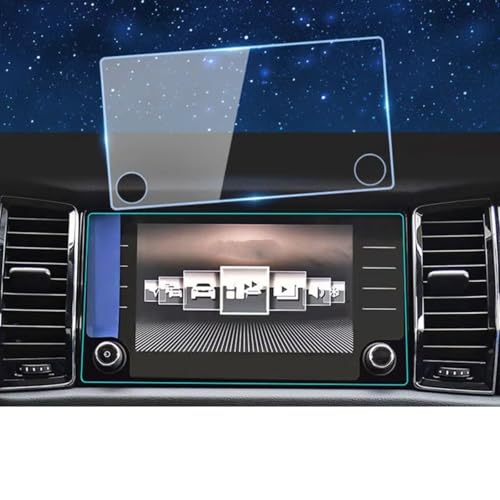 Film protecteur d'écran en verre trempé pour GPS Skoda Kodiaq et Karoq