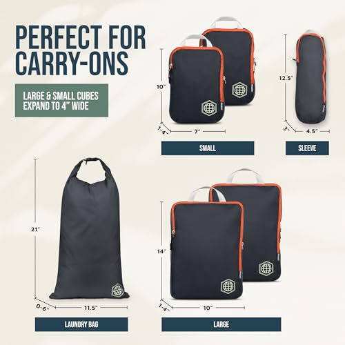 TRIPPED 6-Piece Packing Cubes