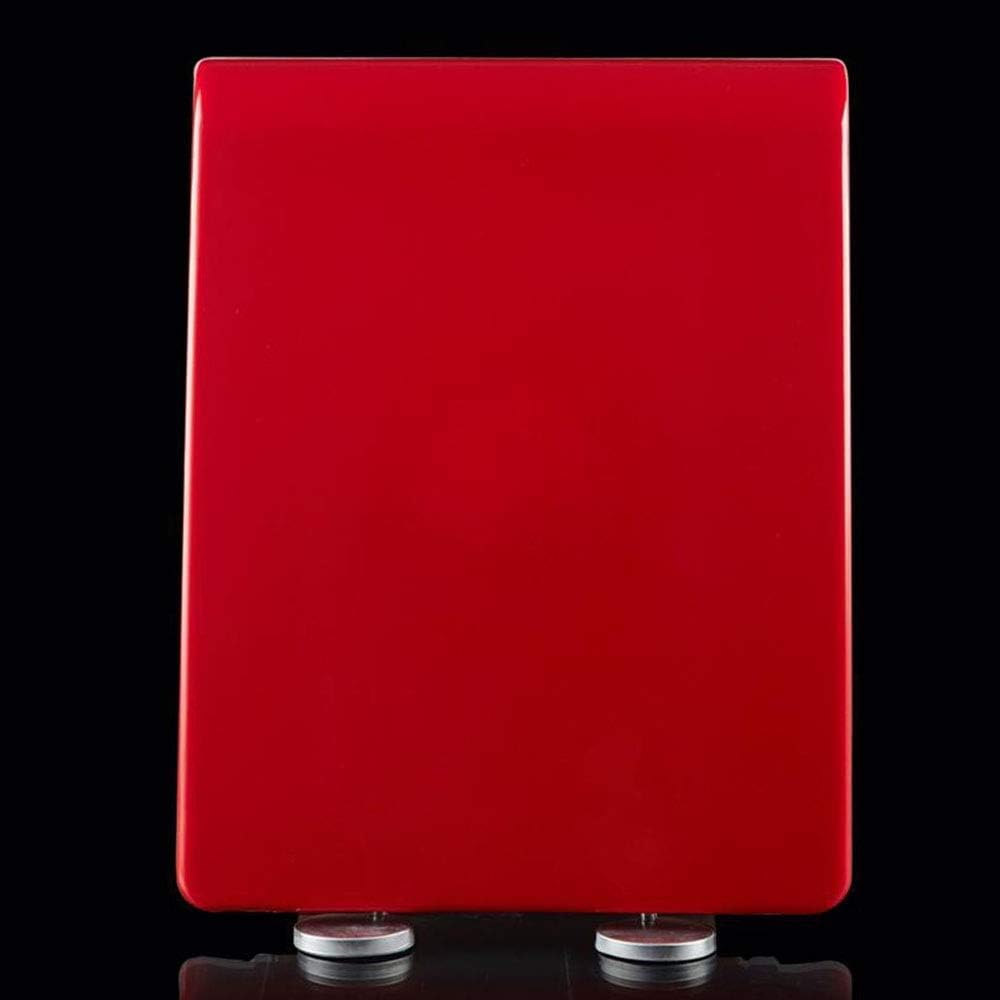 Toilet Lid,Square Shaped Soft Close Seat Easy Instal Release Quick Fixing