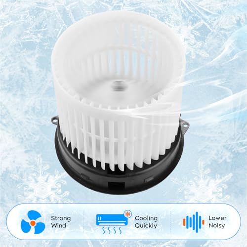 Image of HVAC Blower Motor Assembly 700285 Fit for 2012-2018 Nissan Versa Sedan 1.6L, for Nissan Versa Note 2014-2017, HVAC Heater Blower Motor Fan Replaces for 27226-3AN0A