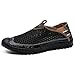 Produktbild Xinghuanhua Fahrschuhe Sommer Mesh Freizeitschuhe Für Männer Atmungsaktiv Nähte Müßiggänger rutschfeste Flache Kollisionsvermeidung Runde Zehe Slip-on Outdoor Strand Wilde Schuhe Wasserschuhe 38-48
