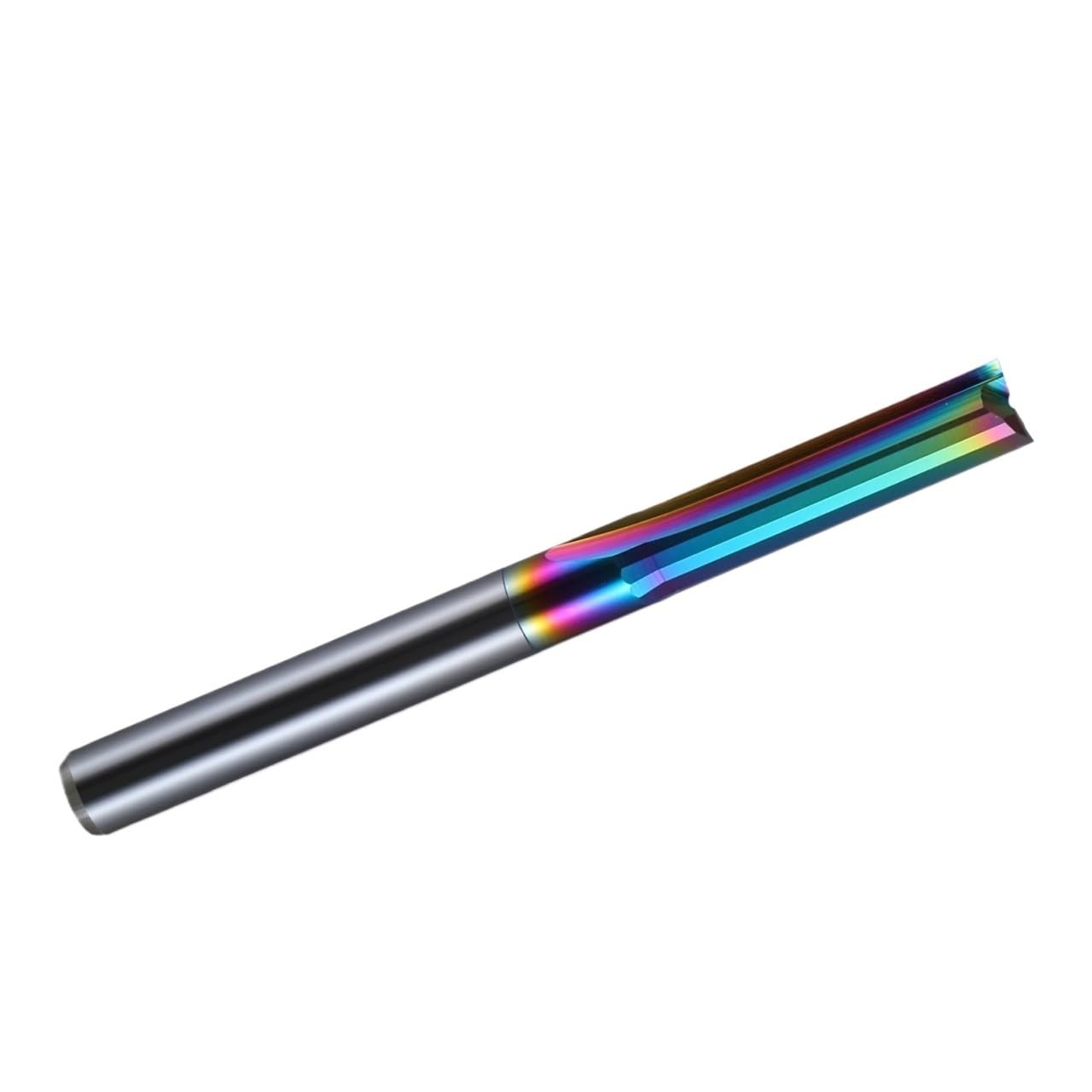 10 Uds. Brocas rebajadora de CNC de carburo de 2 flautas, fresa de ranura recta de vástago de 6mm for carpintería(6x17x50L)