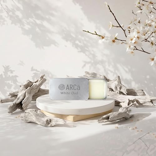 Image of ARCa White Oud Luxury Unisex Solid Perfume | Non-Greasy & Alcohol Free Perfume | Solid Perfume for Men & Women | Travel-Friendly & Long Lasting Solid White Oud Perfume