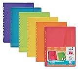 Klettverschluss für sicheren Halt der Dokumente, mit Euchrolochung zum Abheften in Ordnern, Ringbüchern und Mappen