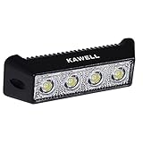 Kawell 12W LED Light Bar Spotlight LED Fog Light Bar Super Bright Driving Light LED Work Light for Off Road Motorcycle ATV UTV 4X4 SUV Truck Tractor Boat
