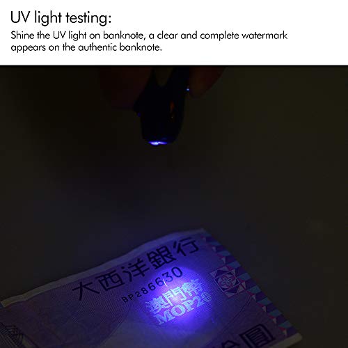 Aibecy 2 em 1 mini detector de dinheiro portátil falsificação de dinheiro caixa caixa caixa caixa ca