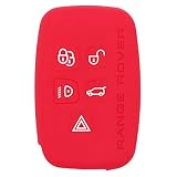 Hight: 0.59 in./1.5 cm Fassport Silicone Cover Skin Jacket for LAND ROVER 5 Button Smart Key CV2703