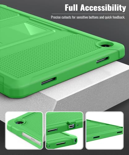 Image of MoKo Shockproof Case Fit Samsung Galaxy Tab A11+ Plus / A9+ 11 Inch | Full Body Rugged Stand Back Cover with Built-in Screen Protector for Galaxy Tab A11+ / A9+ Tablet, Forest Green