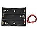 Battery Case Holder Box 3X 1.5V AA Battery with Black and Red Wire Leads (9Pcs)