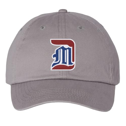 Underground Printing HT508 - Detroit Mercy Titans Primary Logo EMB Dad Hat - One Size - Grey
