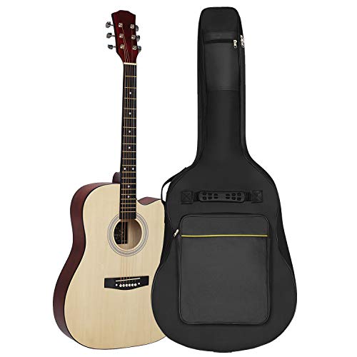 Jupitoo Guitar Bag Acoustic Guitar Case with Thick Padding Guitar Gig Bag for Acoustic Guitar, Electric Guitar, Bass Guitar, Classical Guitar, Ukulele, Mandolin and More