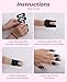 Geyynow 200PCS Nail Polish Protector for Fingers, Nail Tape for Painting Nails, U Shape Peel Off Finger Guards Barrier Stickers