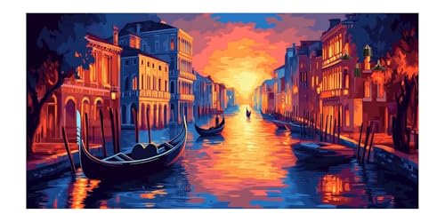 Kit Complet 5D Cristal Strass Venise Grand Format pour Intérieur - 2