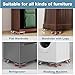 HUKURU 1500LBS Heavy Duty Furniture Dolly - Furniture Movers with 5 Wheels, 360° Rotatable and Lockable,Furniture sliders, Furniture Lift Mover Tool Set for Moving Heavy Furniture and Appliances. 5.4