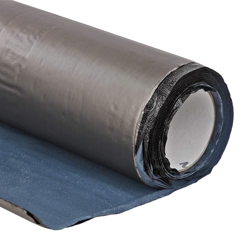 Alu KSK Dachbahn selbstklebend 2,5m² | Dachbahn, Dachfolie für Flachdach, Gartenhaus Dach, Metalldachbahn, Gartenhäuser, Carport