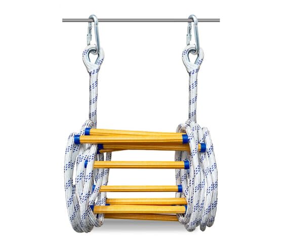 Échelle de secours externe de 12m pour évacuer les étages sans escalier
