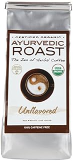 Ayurvedic Roast - Top Caffeine Free Certified Organic Coffee Substitute - Natural Grain Beverage and Herbal Blend that is a Great Non Acidic Coffee Alternative