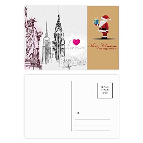 Cartes postales I Love New York lot de 20 souvenirs d'Amérique pour collectionneurs