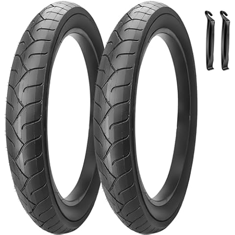 SIMEIQI 20 x 3.0 inch Fat Bike Tires or with 32mm Schrader Valve Bike Tubes Compatible with Urban Street Mountain Beach Bicycle Tire (2 Tires) Cover