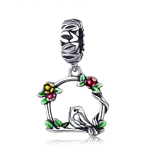 Spring Bird Cage nuovo arrivo 100% in argento Sterling 925 Herald of Spring Bird Cage ciondolo charm bracciali donna DIY gioielli regalo