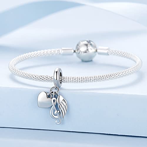 Cuerda de Plata de Ley 925 para pulseras con abalorios de música selecta 7