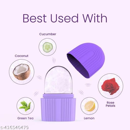 Image of Facial Ice Roller for Face Massage Brighten Skin Natural Glow Reusable Tool (100 g)|DEV-ENT-P081